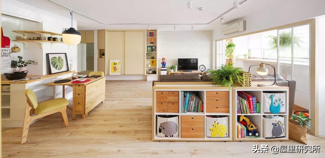 92平方二房改小三房装修,巧改旧家具