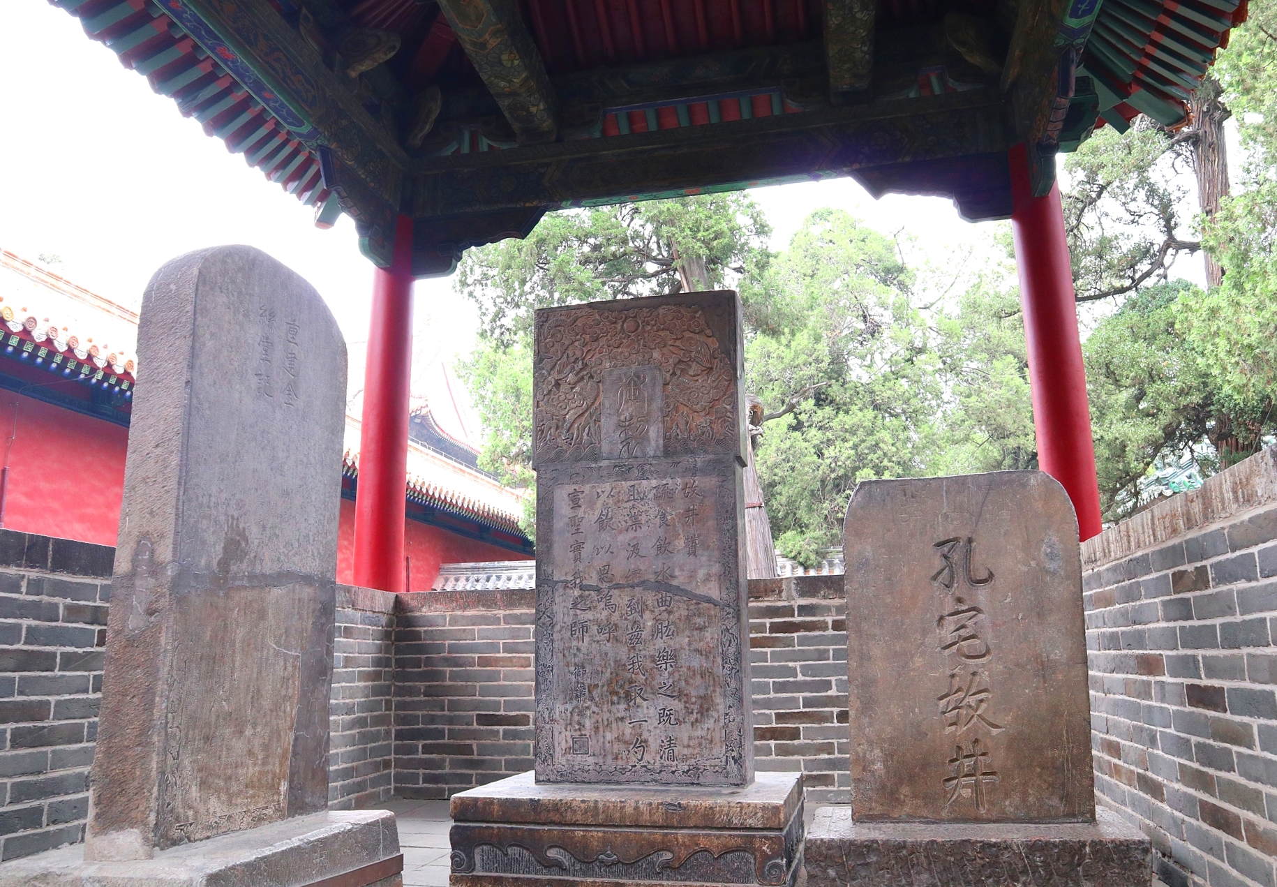 曲阜孔庙参观,曲阜孔庙游览