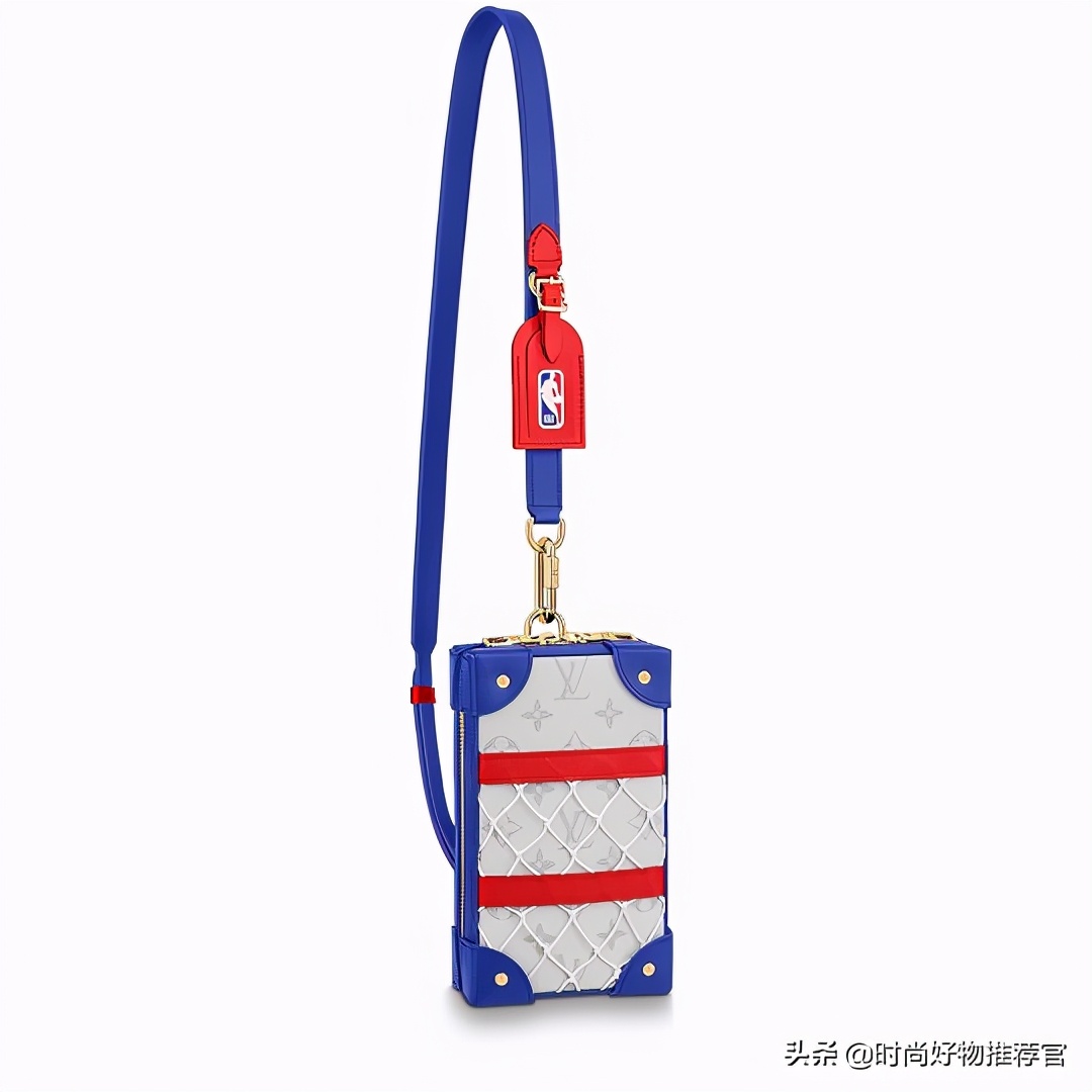 LV新包|NBA合作系列：篮网元素，红白蓝3色细节