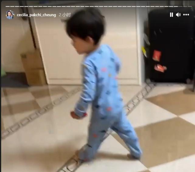 张柏芝晒与儿子张礼承母子合照,张柏芝三胎事件始末