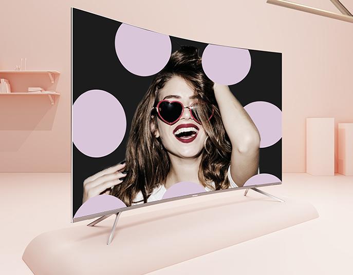 55寸4k曲面电视哪个好,55寸曲面电视尺寸多少