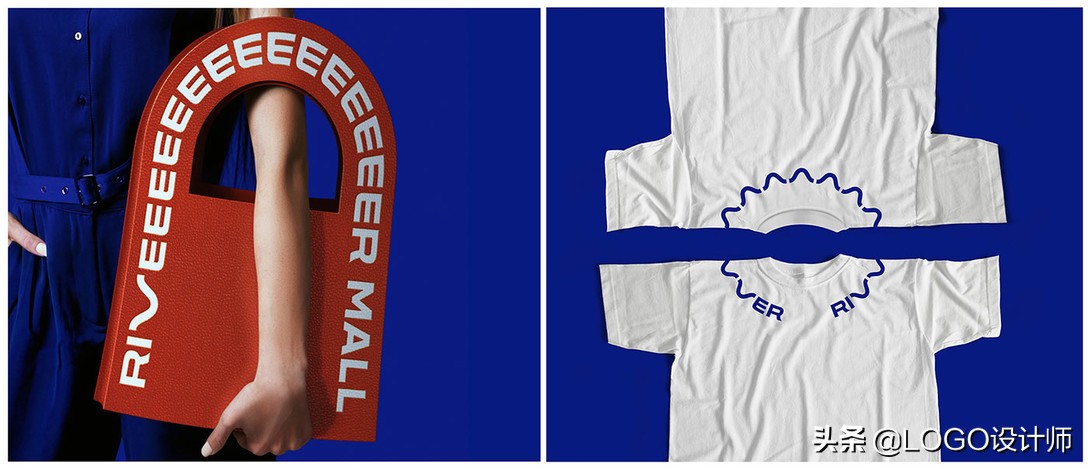 RiverMallbranding商场logo品牌形象设计