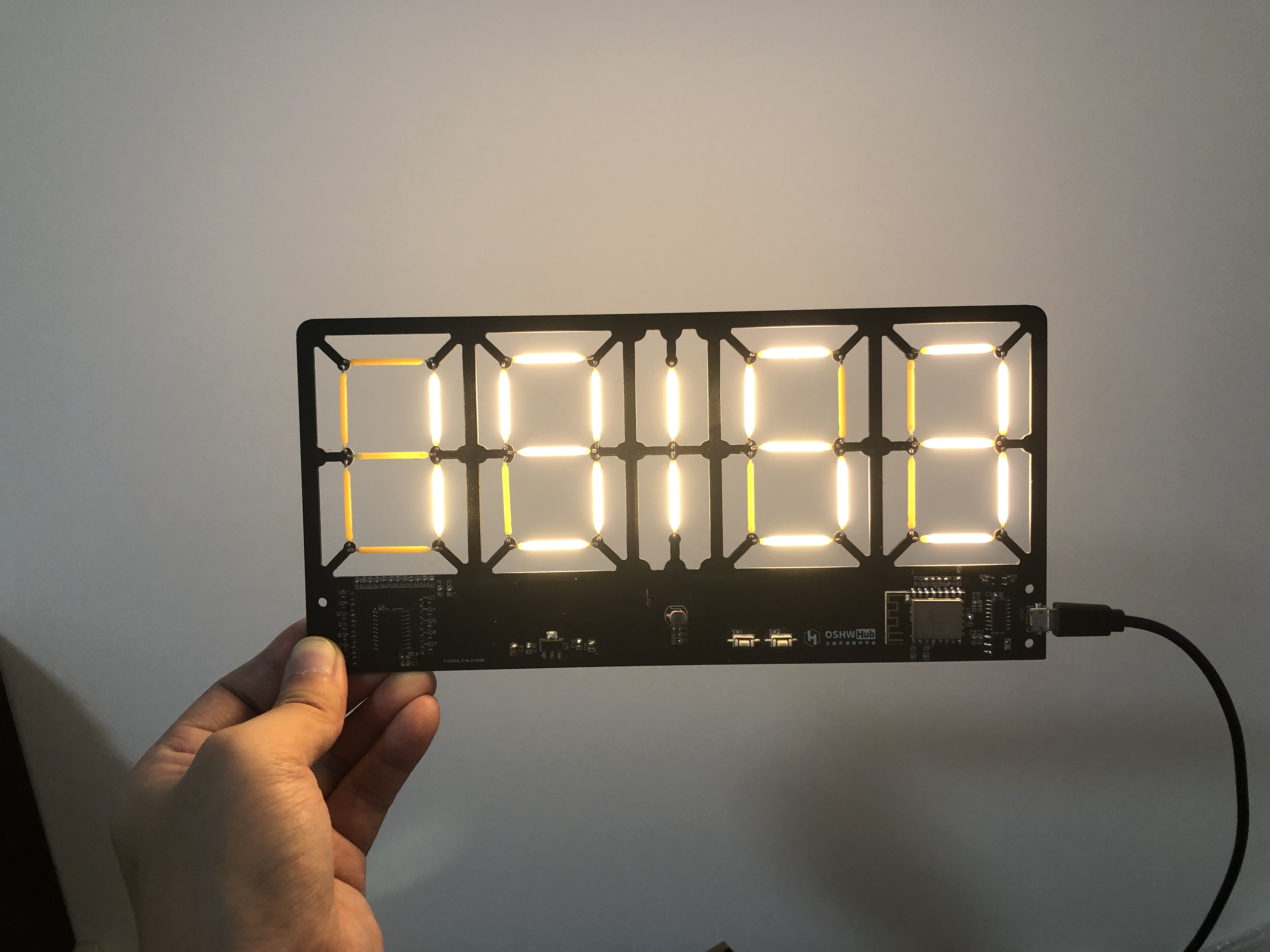 esp8266制作电子时钟,esp8266全彩led时钟