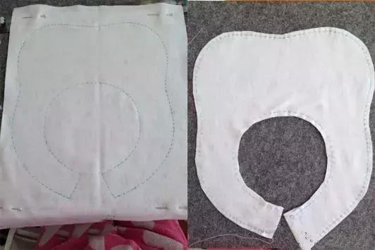 儿童5岁围嘴纯棉布大号,婴儿旧衣服改造围嘴