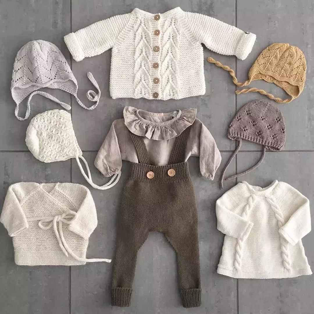 超漂亮宝宝连体衣编织教程,编织简单温暖的宝宝衣服中文版