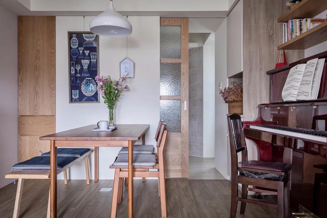 淡雅日式搭配童趣北欧风！89.3平米自然木质调家庭住宅