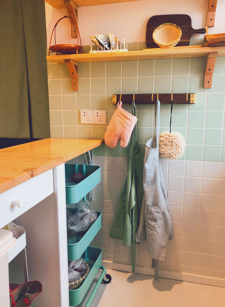 70平两室小户型,原木色的日式小清新,让家更温馨