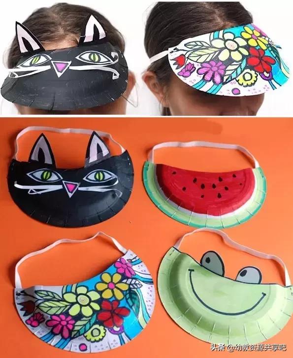 幼儿大班手工创意植物,幼儿园手工纸盘创意设计