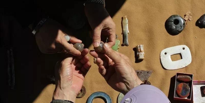 皇寺古玩市场,古玩市场老物件漆器