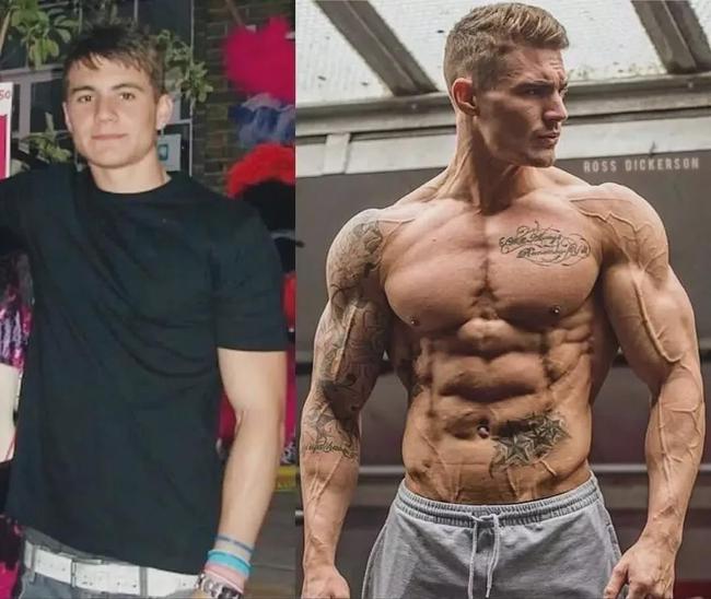 *辱侮**中国肌肉男的身材？网友：呸，你不配