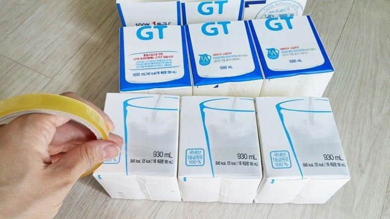 竖牛奶箱怎么改造收纳盒,纯牛奶盒子可以做成什么收纳