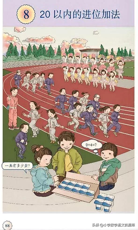 人教版小学数学一年级下册电子版,小学数学人教版电子课本教案