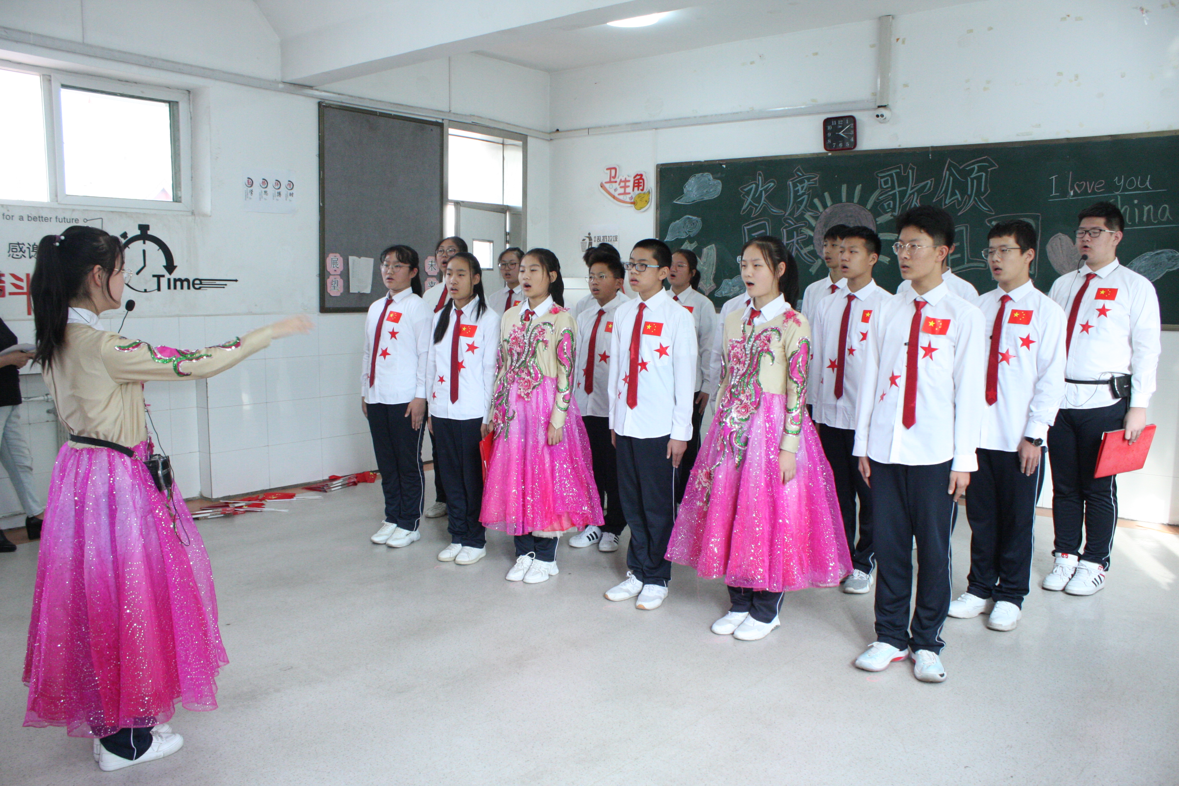 太原五中2018年合唱比赛,太原学校红歌比赛