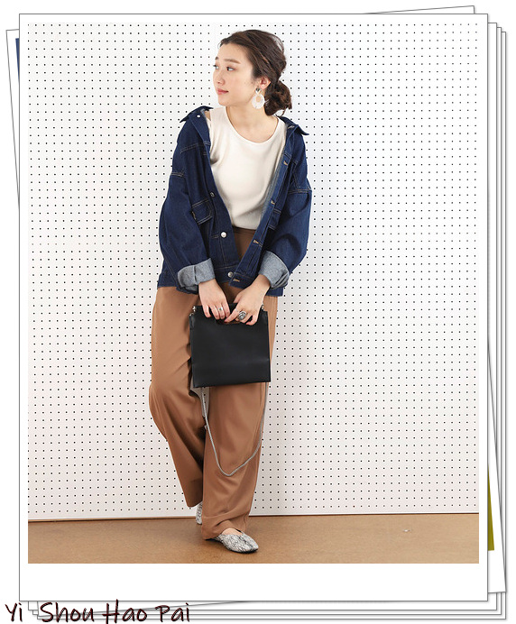 阔腿裤怎样搭配外套好看,阔腿裤搭配棉外套怎么穿好看
