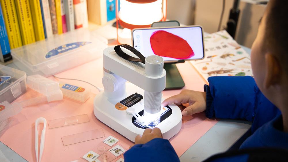 当当狸智能显微镜儿童便携式,当当狸智能显微镜测试