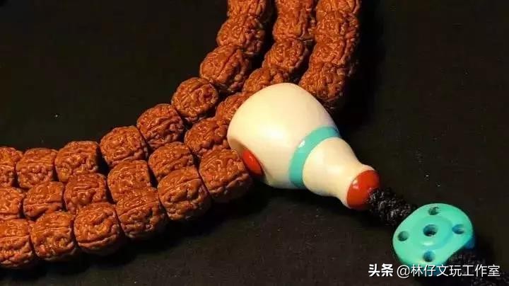 凤眼菩提手串文玩,天然百香籽菩提文玩手串