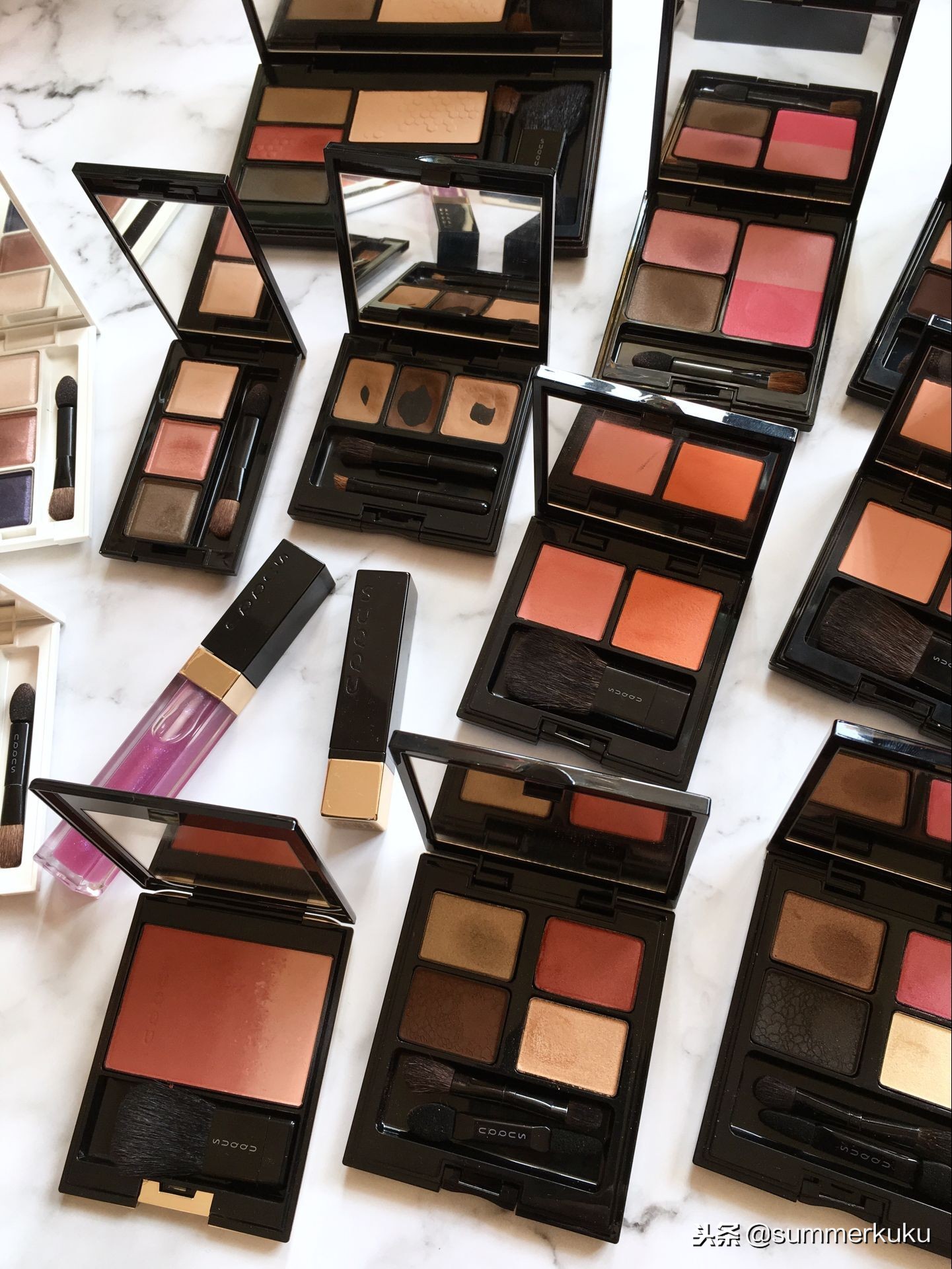 suqqu眼影春风染试色,suqqu眼影试色合集