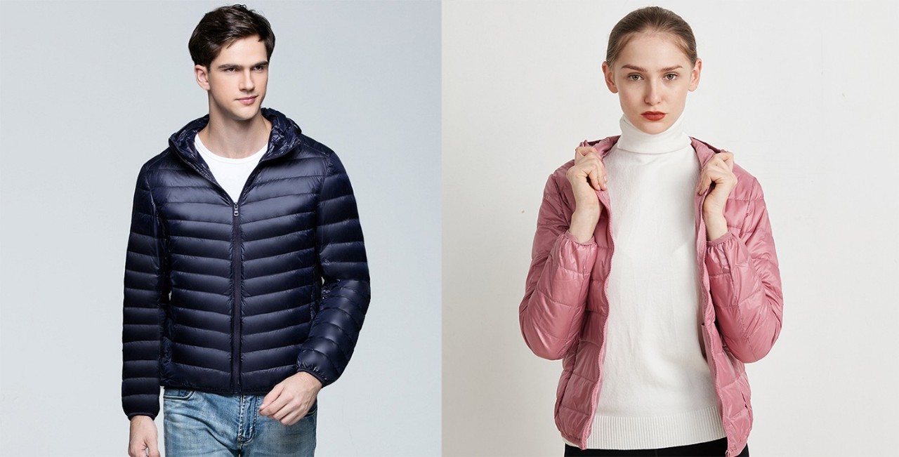 100%白鸭绒羽绒超轻高档大气,纯鸭绒羽绒高品质