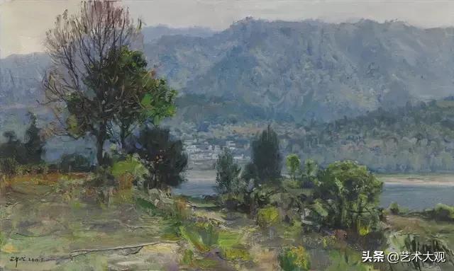 广州美院油画风景写生作品欣赏,播放中国美院风景油画写生视频