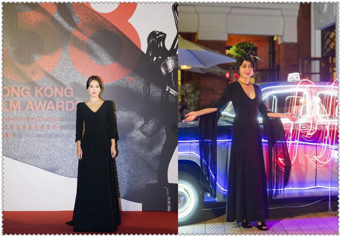 37岁宋慧乔身穿小黑裙简约优雅,宋慧乔颠覆清新风格