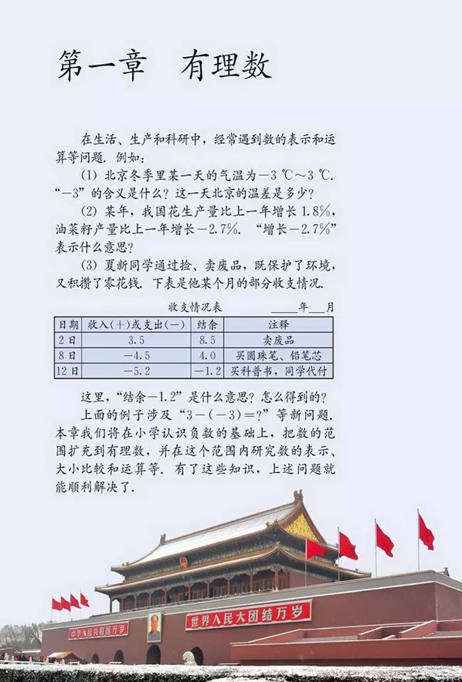 人教版数学七年级上册电子课本(高清可*载下**),暑假预习用