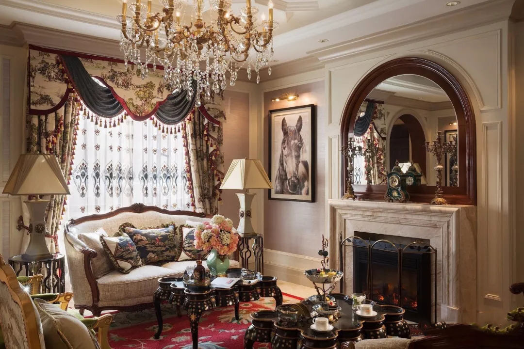 背景墙家装设计现代轻奢风客厅,禅意新中式厨房吊顶效果图