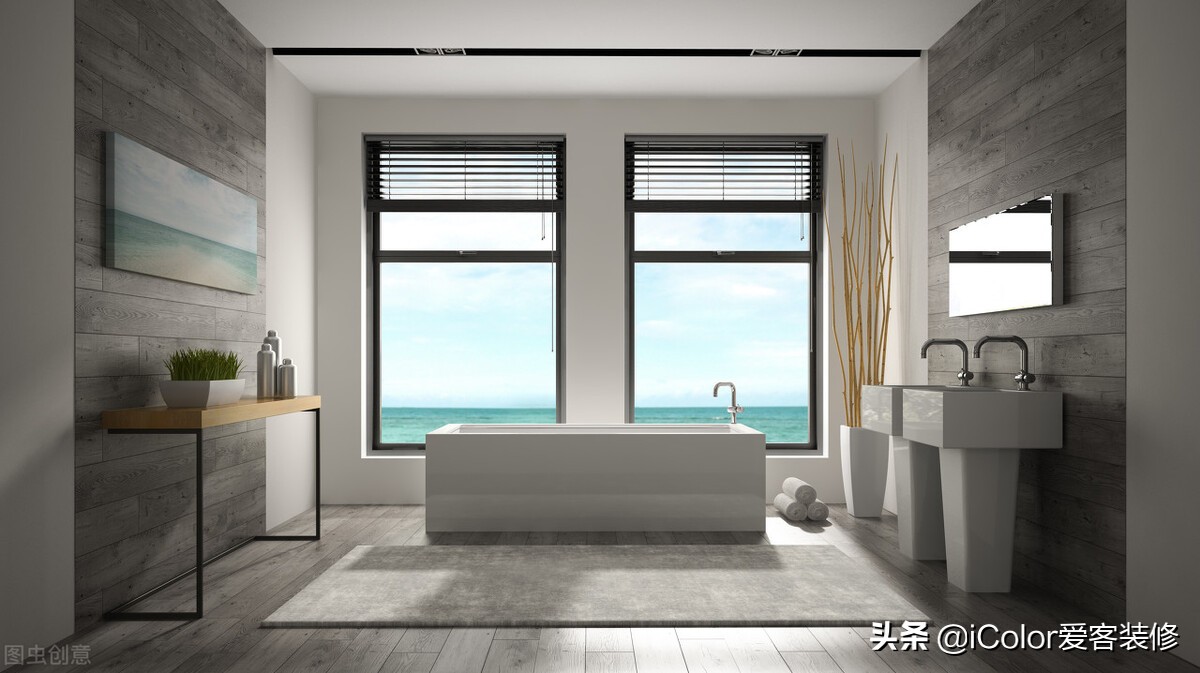 卫生间装修设计日系,卫生间房间装修