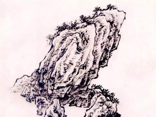 山石的常用皴法重点介绍,山石的常用皴法