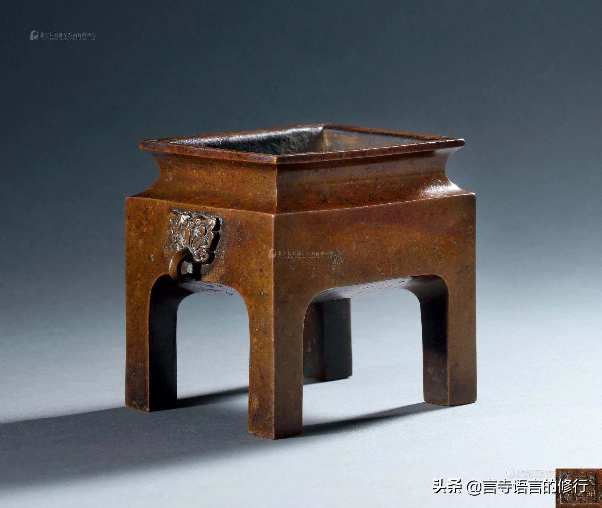 明清铜炉款识一览表,杨馨明清铜炉真品图片