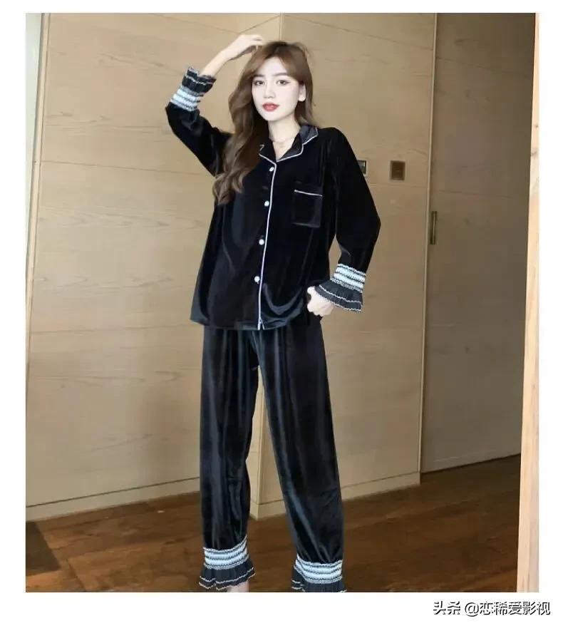 睡衣家居服简约大气,家居服睡衣可外穿的奢华品