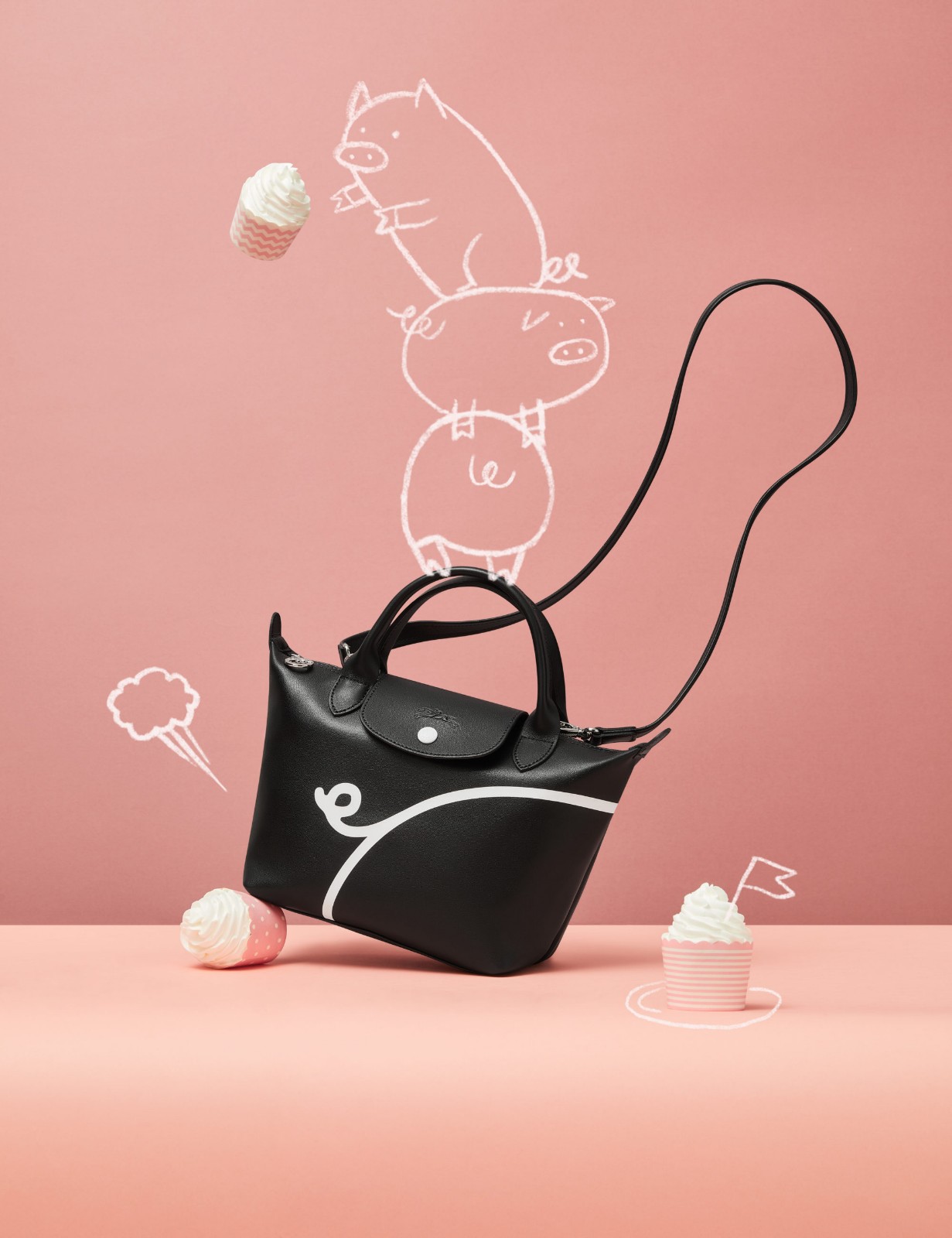 longchamp猪猪包多少钱,longchamp珑骧帆布包价格