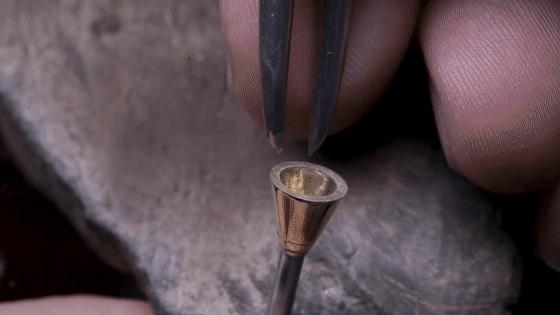 螺丝做钻戒,用螺母制作一个钻戒