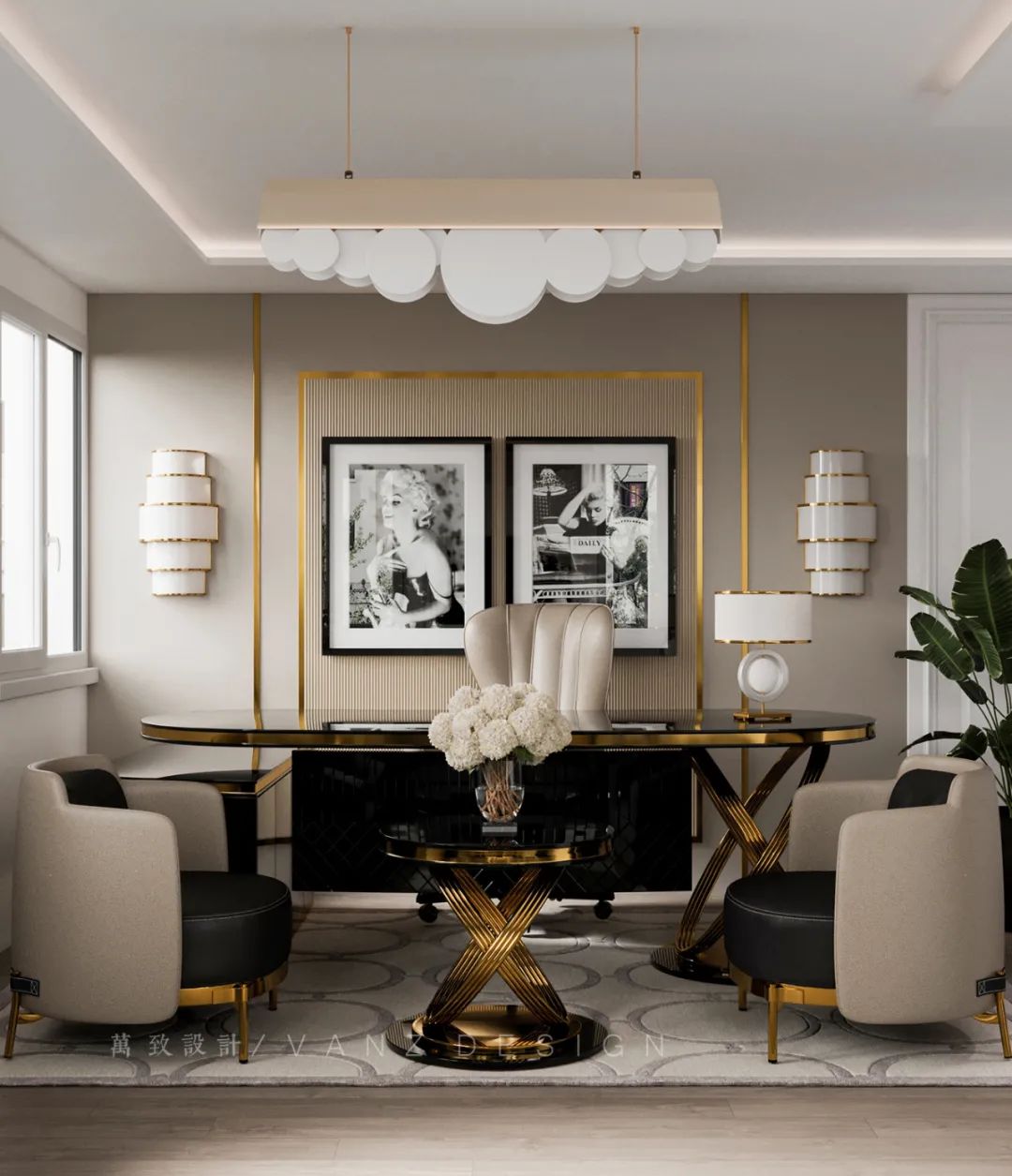 高档董事长办公室装修案例欣赏,董事长办公室豪华装修现代感