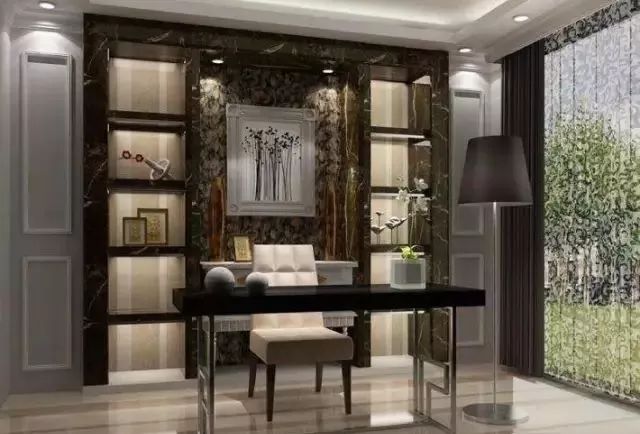 瓷砖书房设计,瓷砖打造的书房