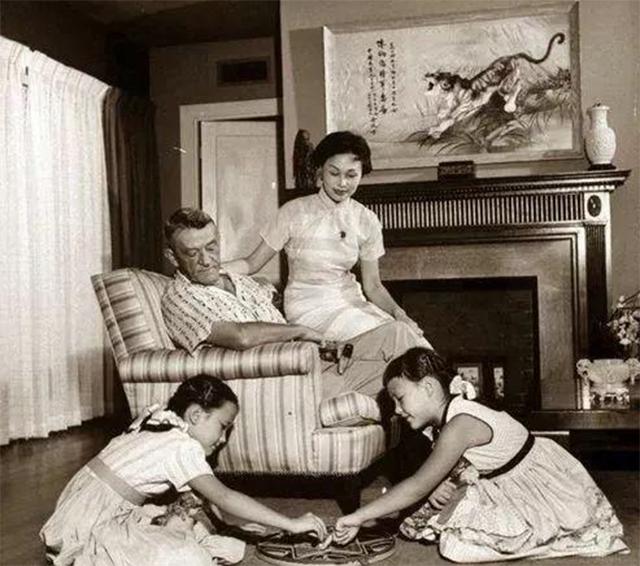 陈纳德遗孀陈香梅,陈纳德与陈香梅的子女现状