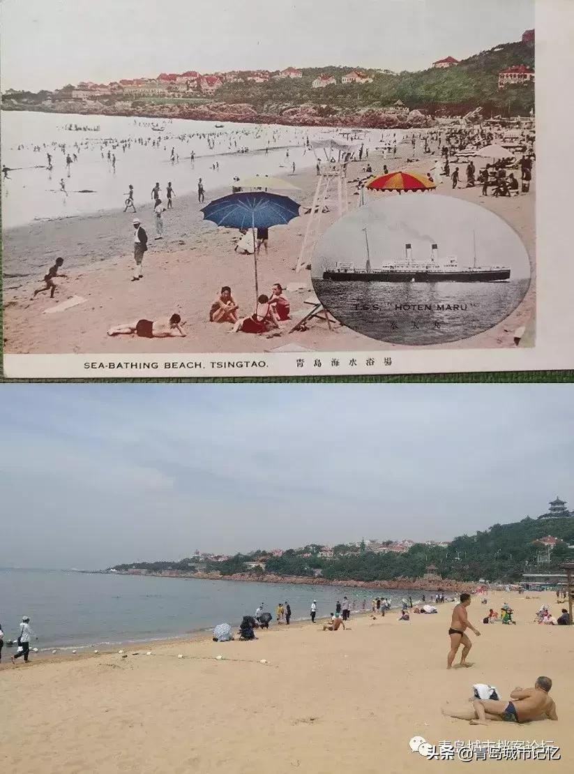 青岛明信片中的时光痕迹,青岛民国风光明信片