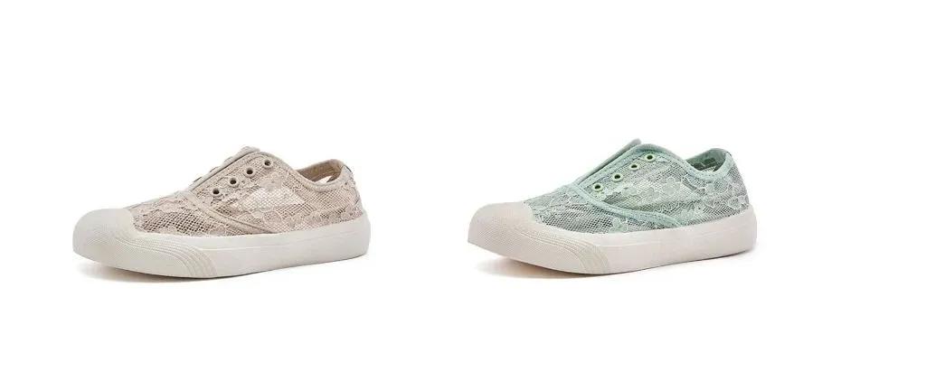 蕾丝小雏菊懒人鞋，穿上比高跟鞋还好看