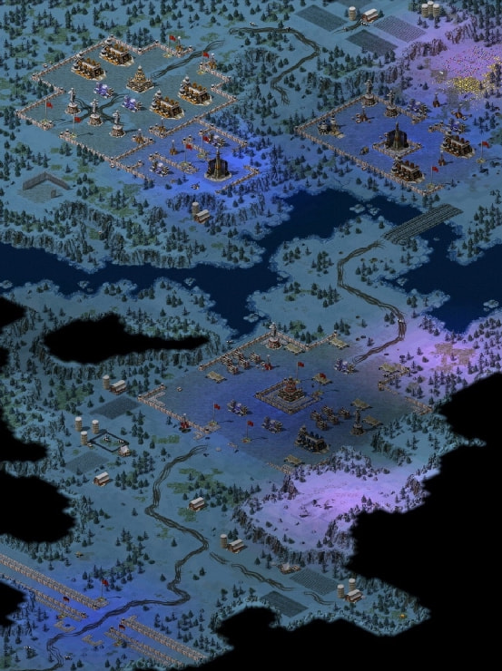 红警2核弹发射井游戏动画,红警2核战争游戏解说