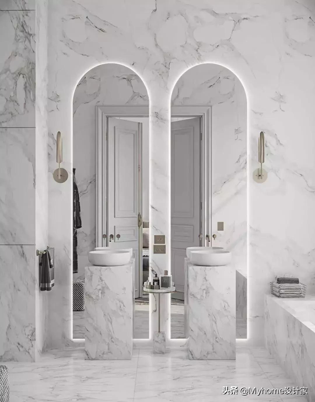 三分离卫生间怎么做实用效果图,6平方卫生间三分离装修效果图