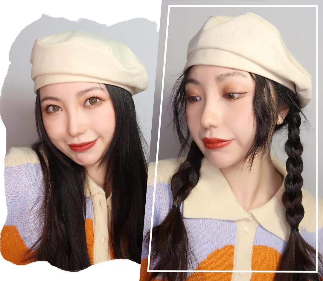 冬天帽子女款2022款网红款加厚,头大的女生冬天适合什么帽子