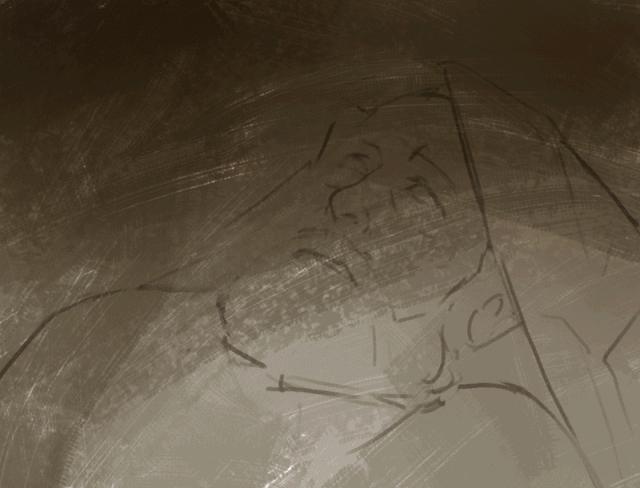 他的手绘原画太牛了，笔下美*欲人**欲飘仙，色调与笔感美煞无数网友