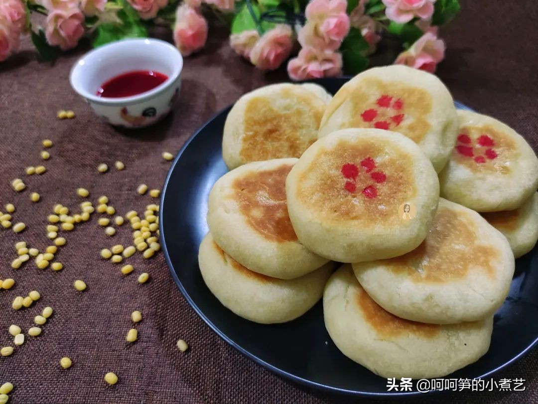 不用开酥的软皮绿豆饼,又酥又不油的绿豆饼
