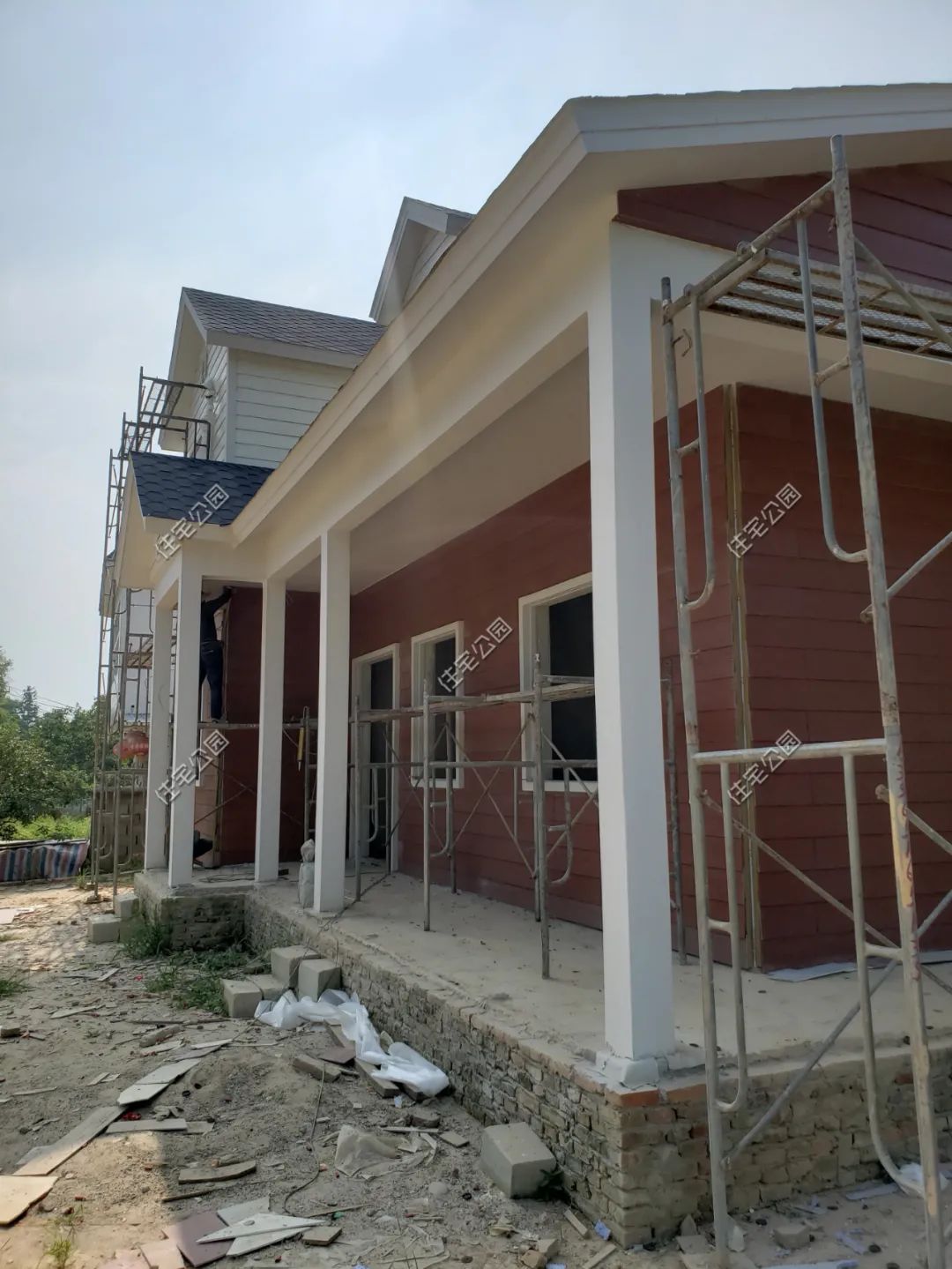 农村盖500平重钢钢构别墅多少钱,农村盖钢结构别墅