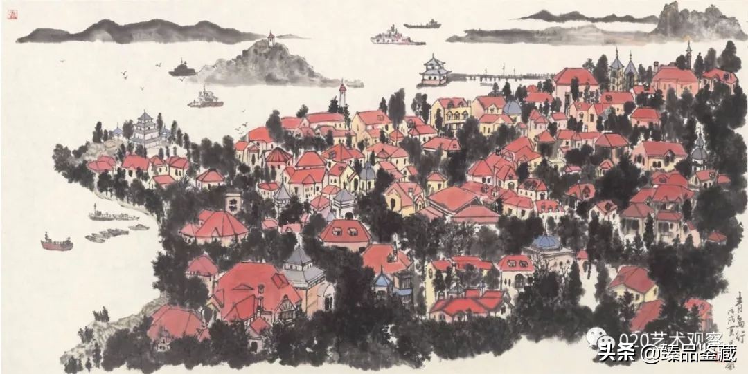 水墨花鸟画及赏析,中国画与西洋画赏析