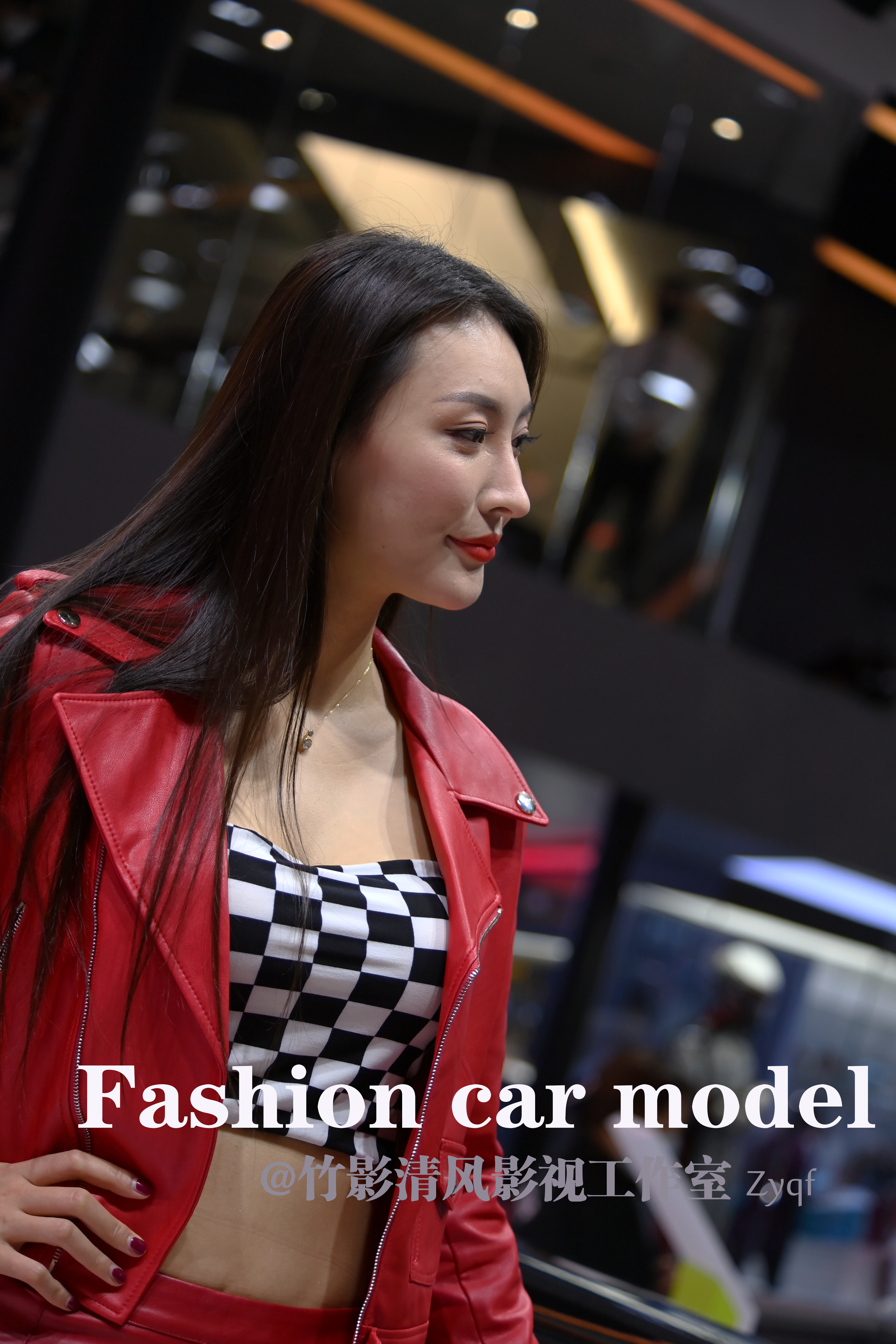 在车展上怎么给模特拍照,车展模特怎么拍摄视频