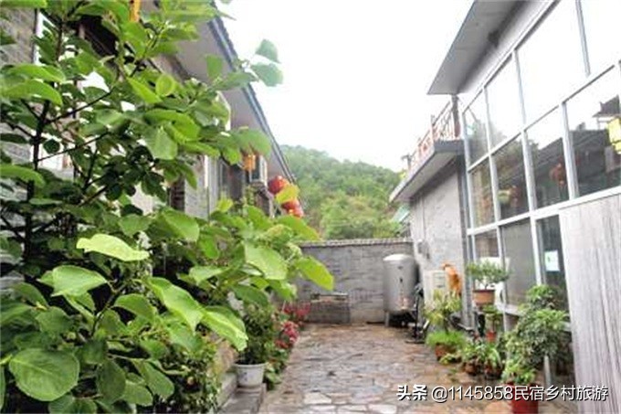 蓟县中式徽派风格民宿,蓟州郭家沟名仕雅居农家院