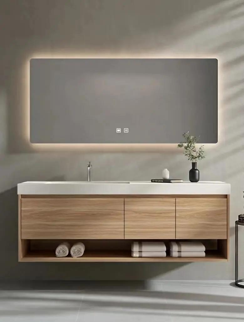 卫生间装修不能错过的浴室柜,小的卫生间如何选浴室柜