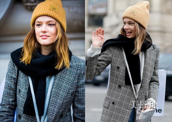 洋气百搭针织帽秋冬防寒保暖,2020冬季洋气减龄针织帽