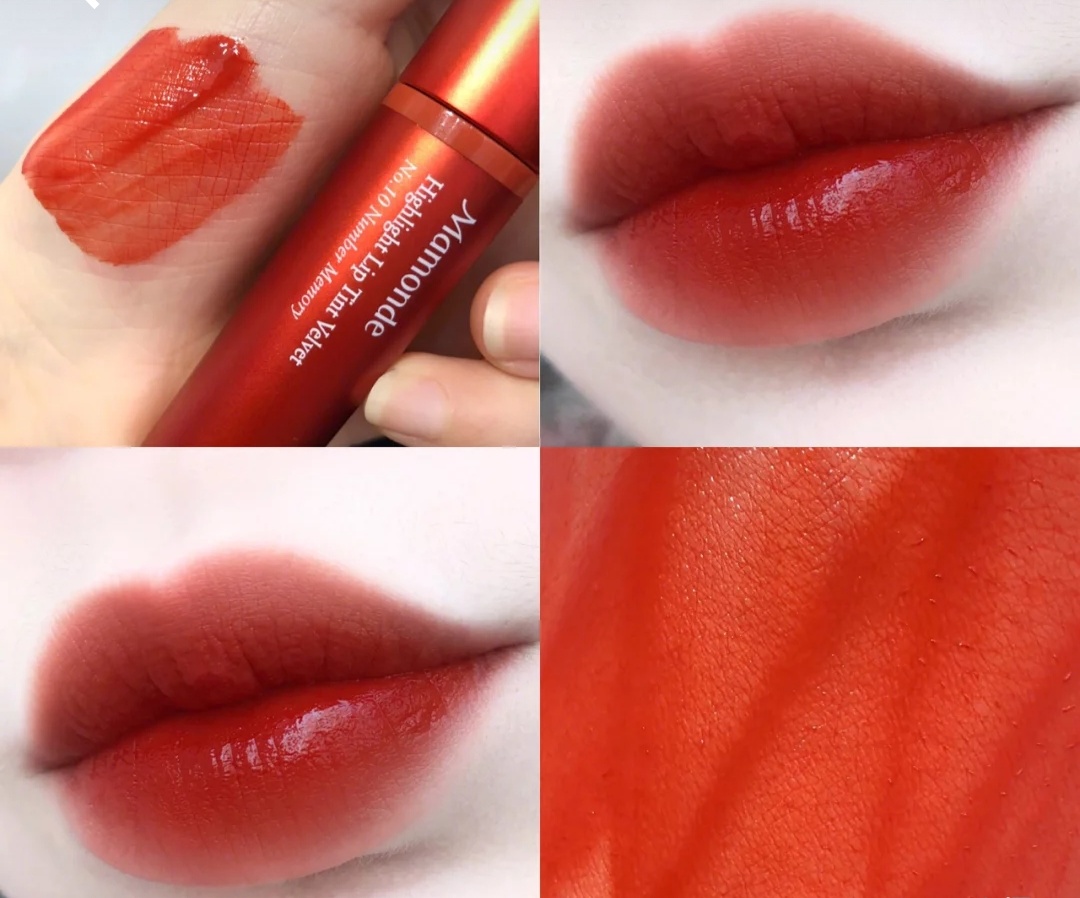 tf16哑光番茄红试色,724迪奥黑管烈焰蓝金口红试色