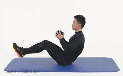 腹肌图解加动作示范,腹肌练习一分钟就有完整的腹肌